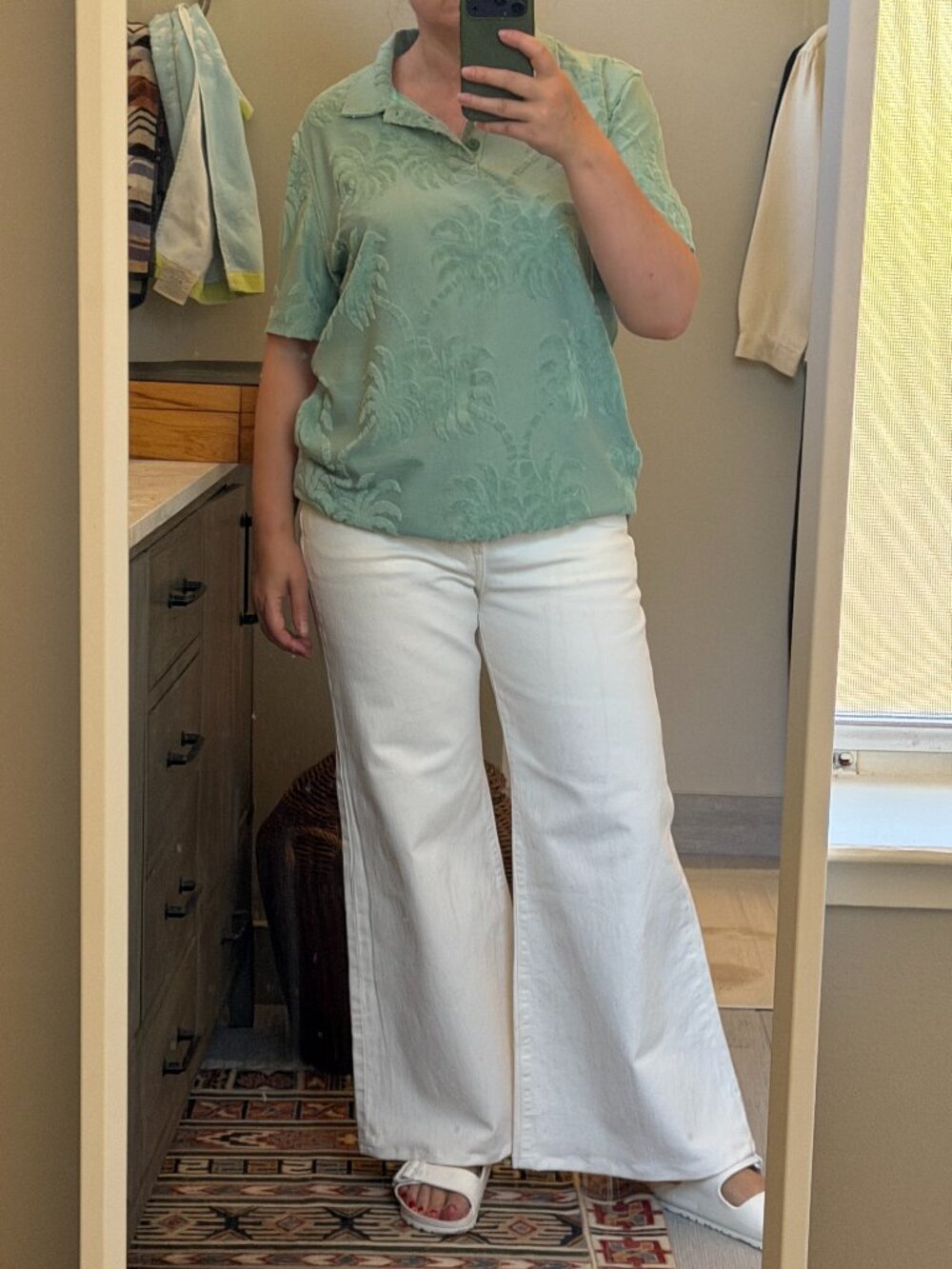 NWT Levi’s Ribcage Bell Jeans White High Rise Wide Leg, Size 30